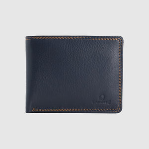LO Padded Wallet Dark Blue & Tan